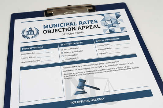 municipal rates objection appeal